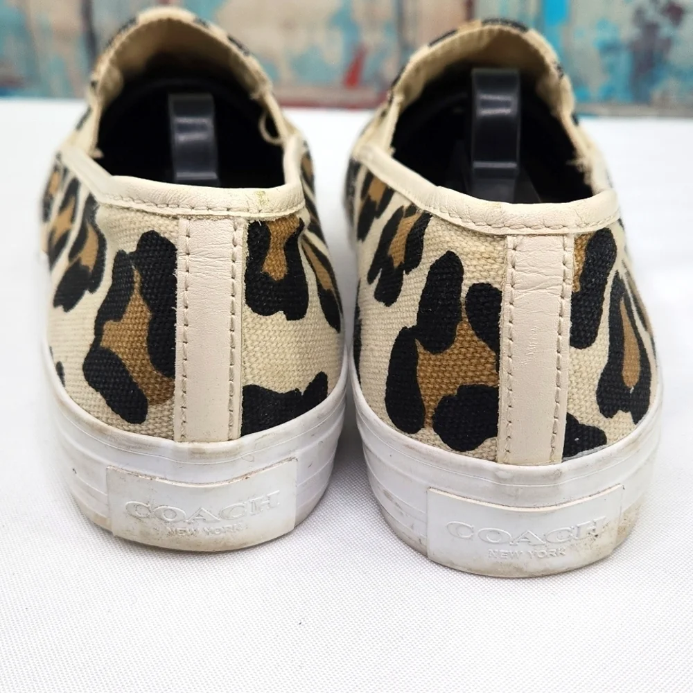 Coach Maggie‎ Slip on Canvas Sneakers - Picture 3 of 7